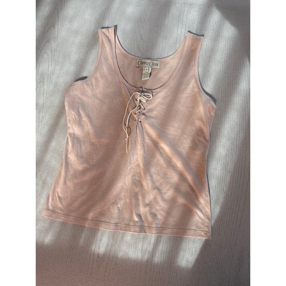 Vintage Cripple Creek Clothing Tank Western Country Cuntry